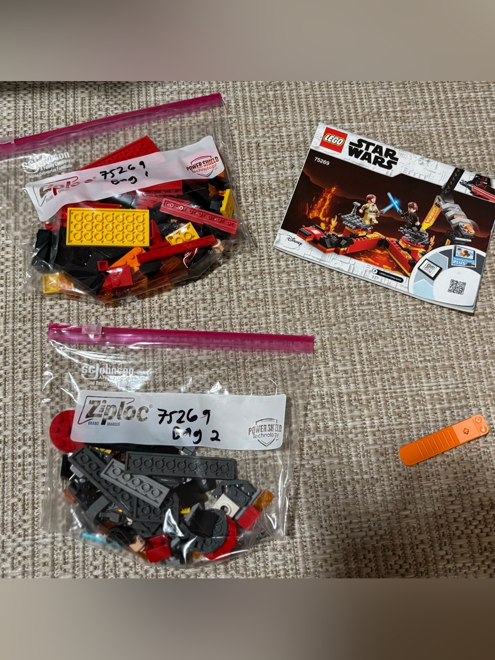 Retired Lego Star Wars 75269 Duel on Mustafar